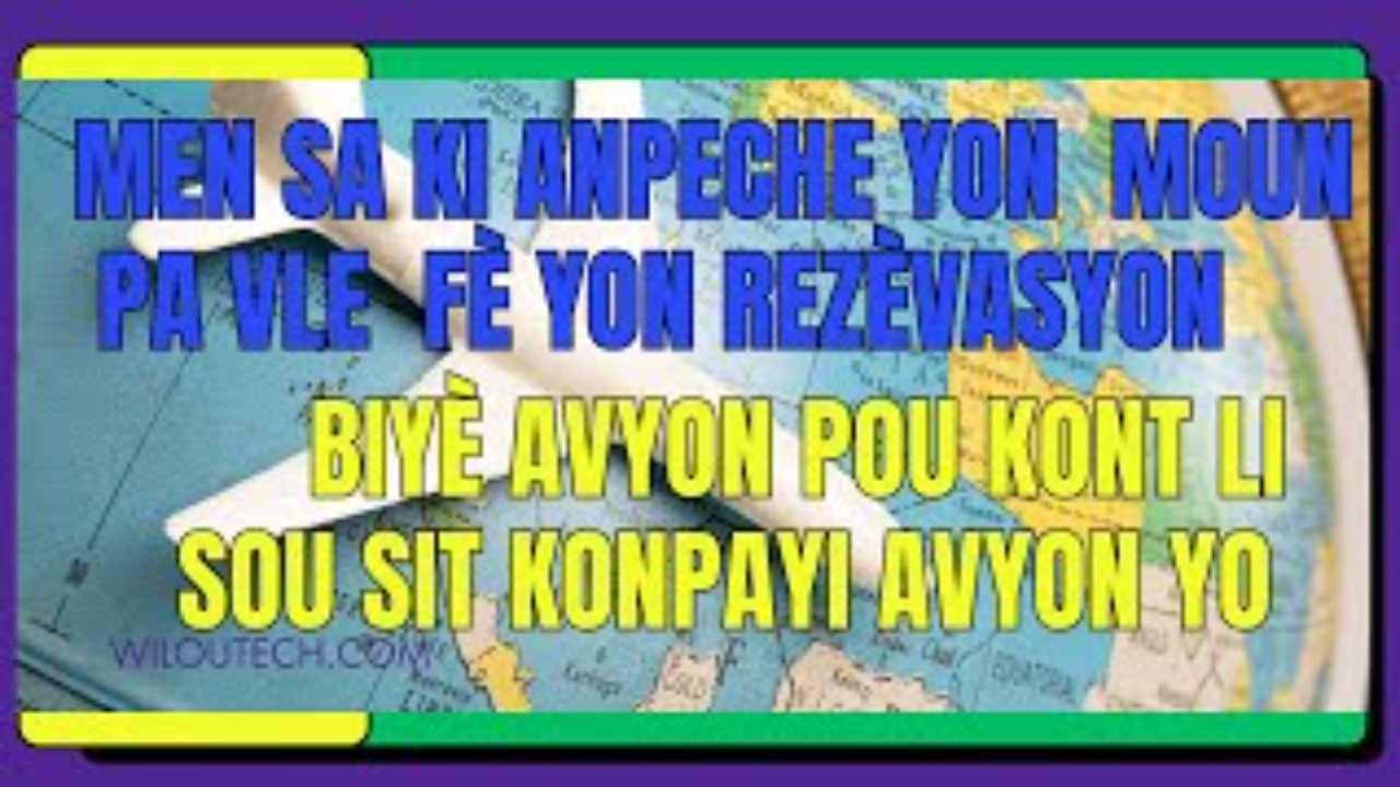 Kisa ki anpeche yon moun paka fè yon rezevasyon biyè  pou kont li