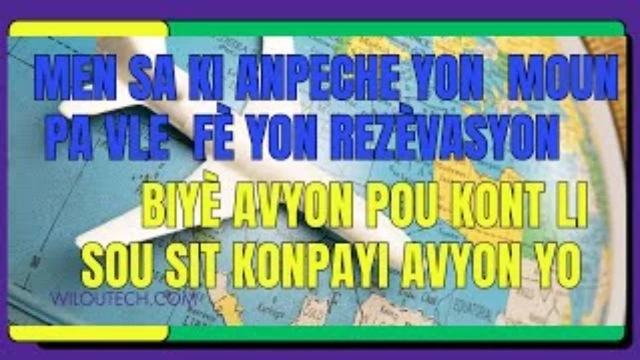 Kisa ki anpeche yon moun paka fè yon rezevasyon biyè  pou kont li