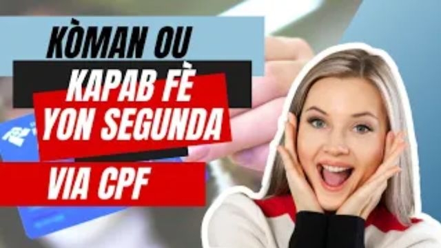 Kòman ou kapab fè yon segunda via cpf